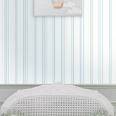 Papel Listra Tripla Azul Quartz